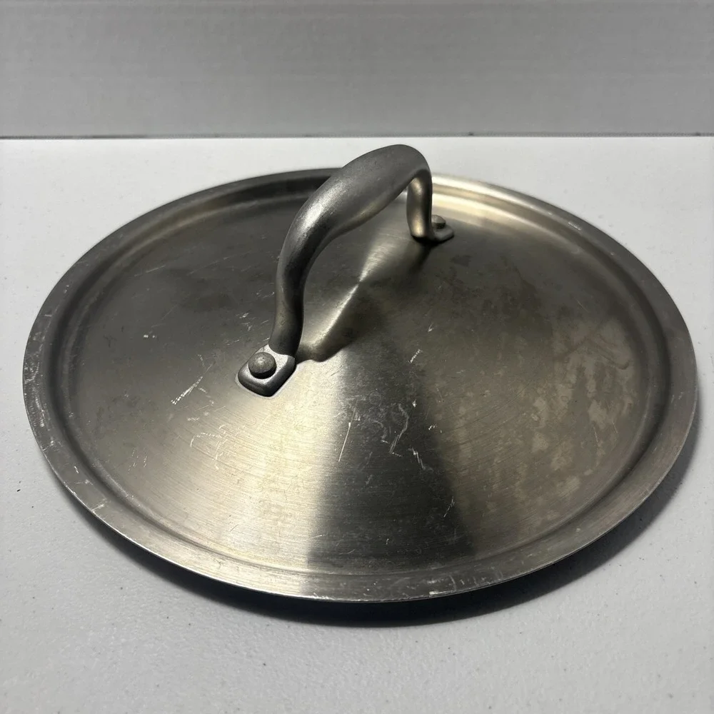 Stainless Steel Handled Replacement LID ONLY Inside Rim-9